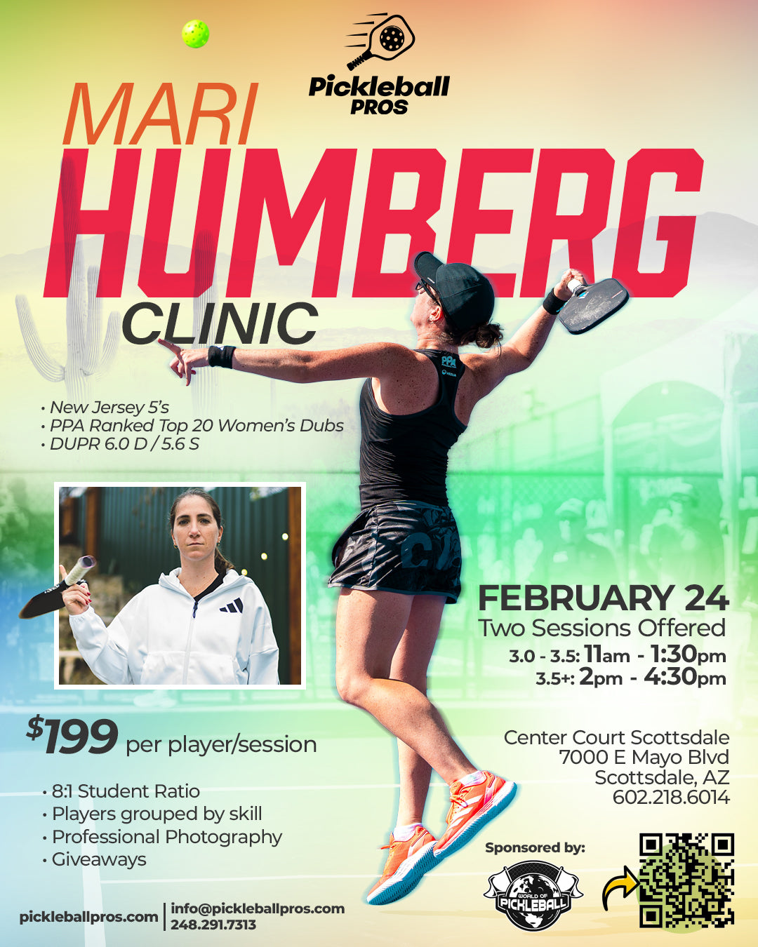 Pickleball Clinic Flyer Design