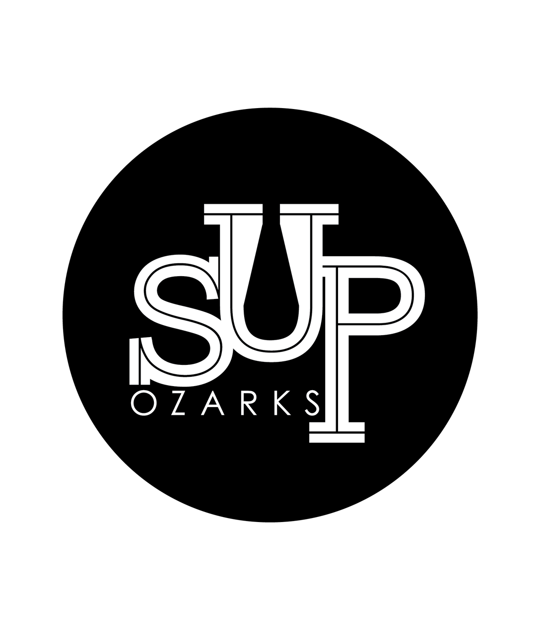 Stand Up Paddleboard Branson Logo Design