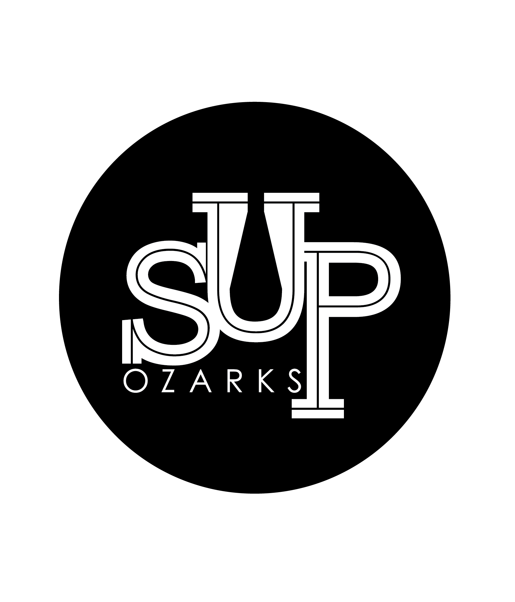 Stand Up Paddleboard Branson Logo Design