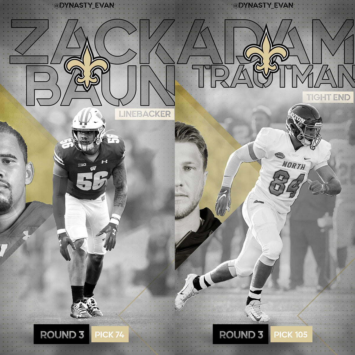 NFL Draft Graphics for XTB Fantasy