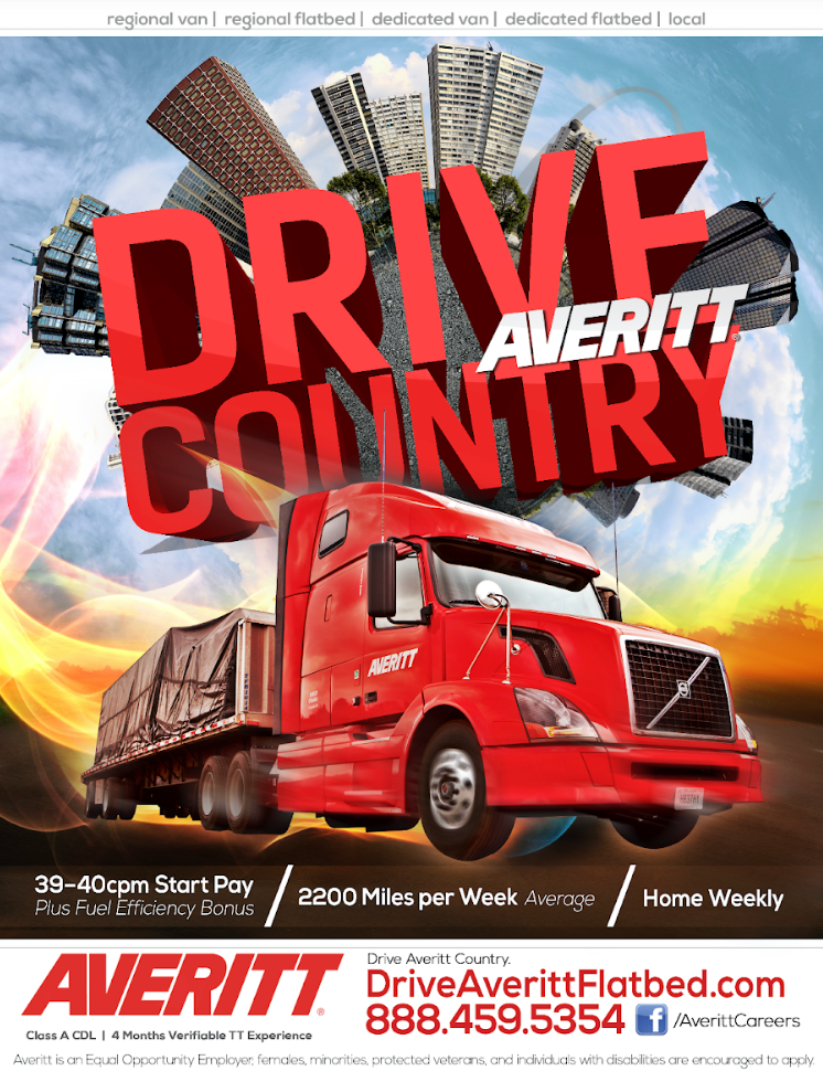 Averitt Flatbed Magazine Ad