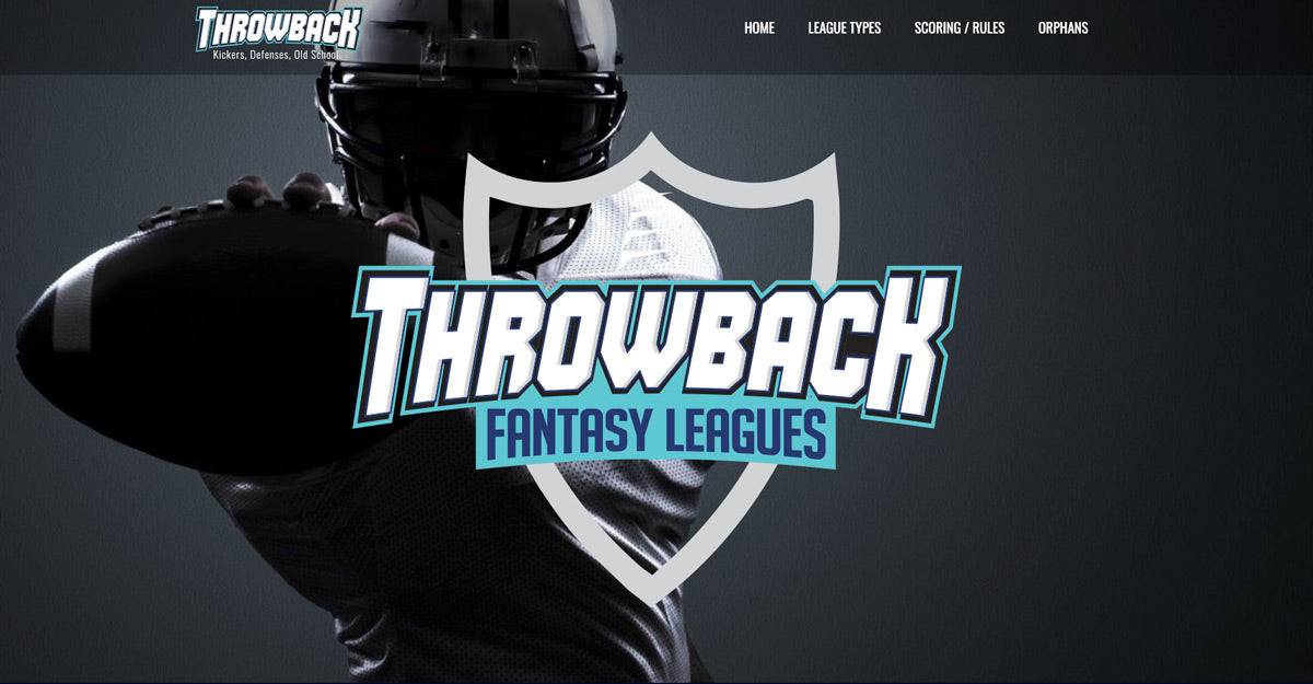 Throwback Fantasy Leagues Logo + Branding